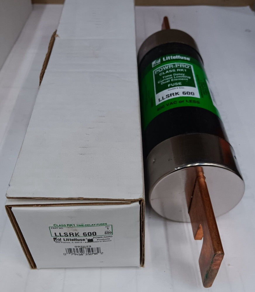 NEW LITTELFUSE 600 AMP CLASS RK1 FUSE 600 VAC LLSRK 600