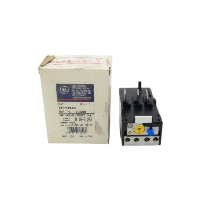 GENERAL ELECTRIC RTN1B 690V 0.16-0.26A NSMP