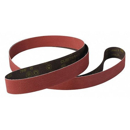 3M Cubitron 7100122889 Sanding Belt, 6 In W, 48 In L, Coated, Ceramic, 80 Grit,