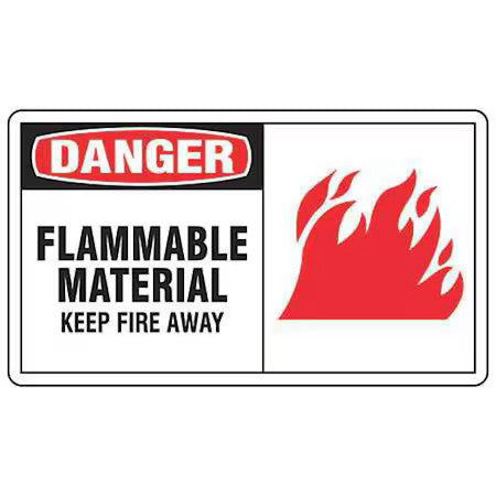 Accuform Lchl004vsp Safety Label, 3 1/2 In H, 5 In W, Vinyl, Horizontal