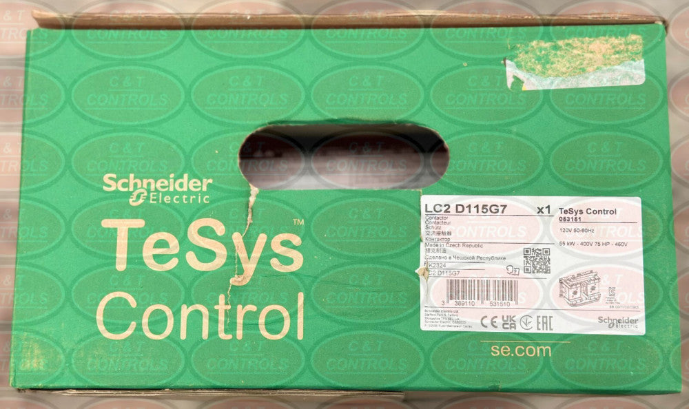 Schneider Electric LC2D115G7 115A 120V Reversing Contactor New In Box USA Stock