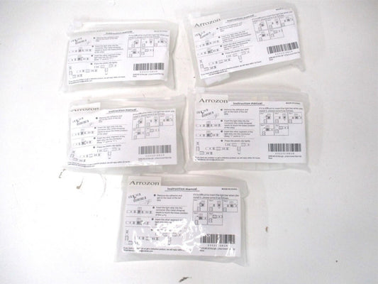 10mm 4 Pin RGB LED Strip Light Connector with LED Light Clips 30ct. - Lot of 5 