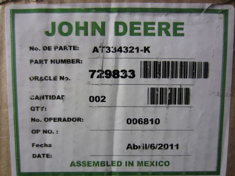 John Deere AT334321 Wiring Harness Hitachi Operator Staion Cab NEW