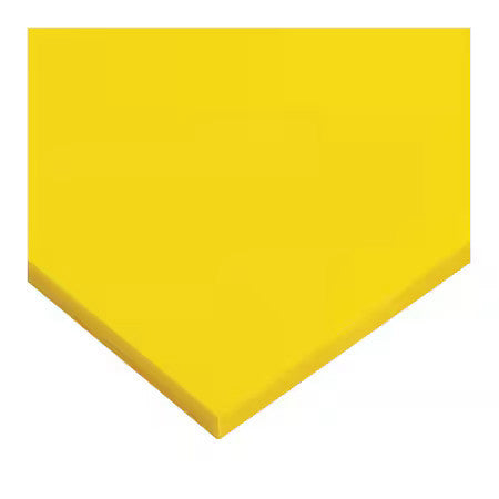 Zoro Select Ps-Cacc-10 Yellow Cast Acrylic Acrylic Sheet 96" L X 48" W X 1/8"