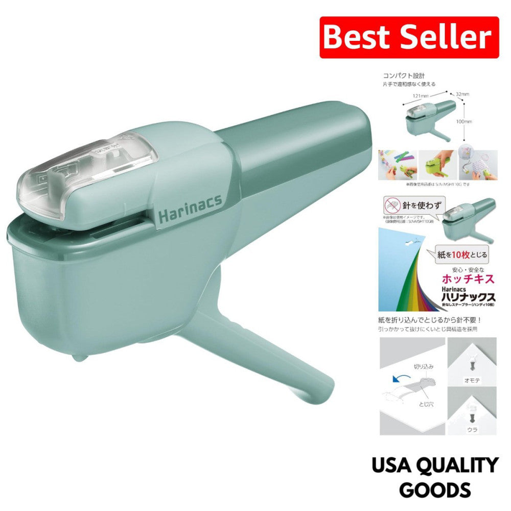 Harinacs Stapleless Stapler - Eco-Friendly, Portable, and Manual Binding Tool