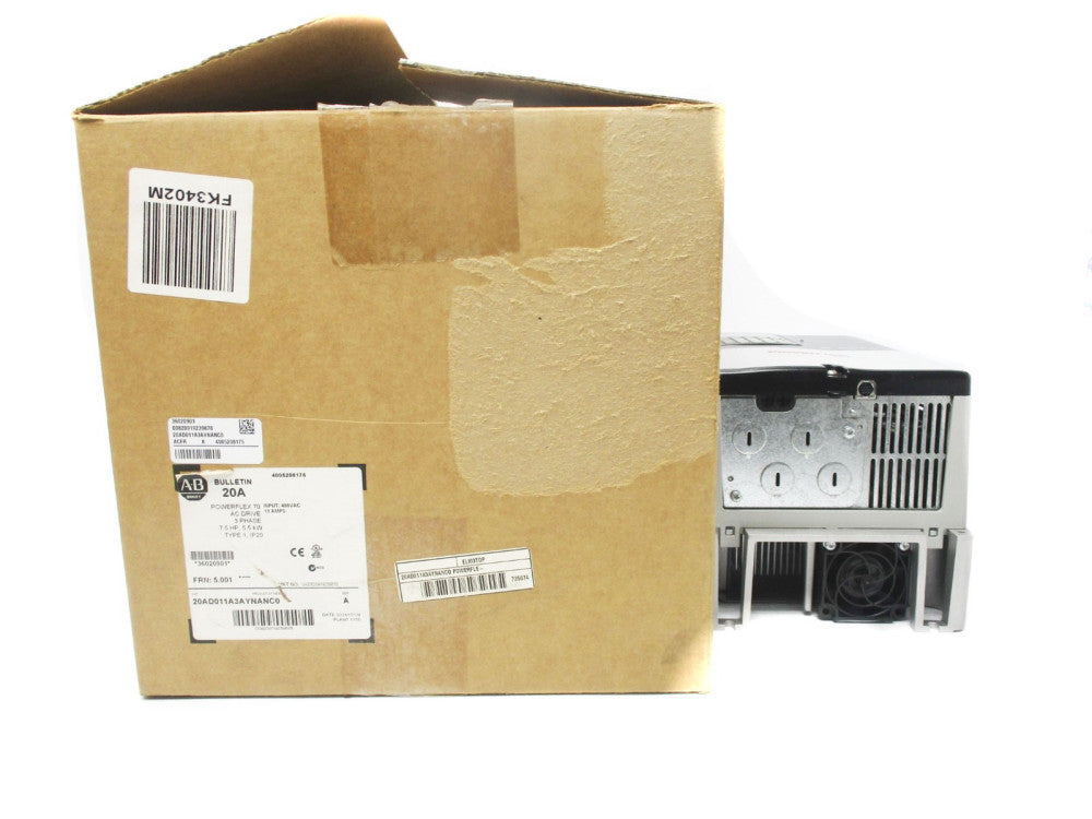 ALLEN BRADLEY 20AD011A3AYNANC0 SER. A F/W 5.001 480VAC 11A NSMP