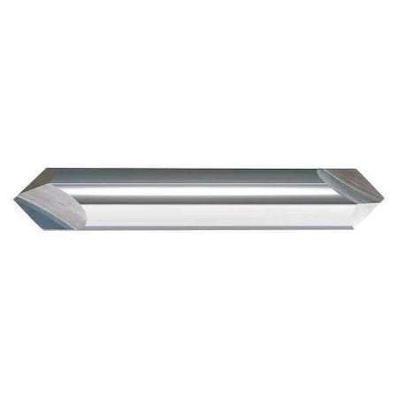 Zoro Select 209-292500 Chamfer End Mill,1/2 In. Dia,Carbide,209
