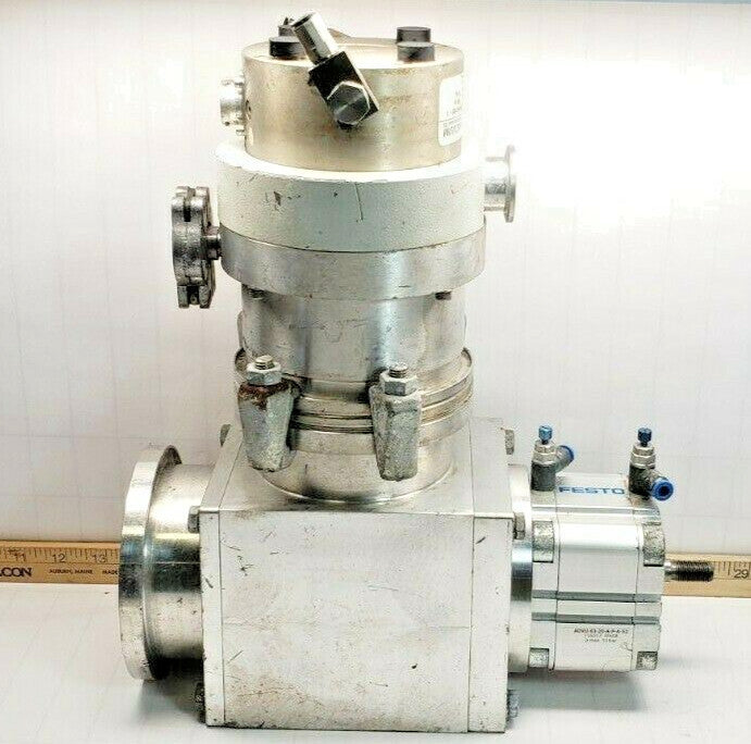 Pfeiffer Turbomolecular Vacuum Pump TPH 190 & Damper Festo  ADVU-63-20-A-P-A-S2