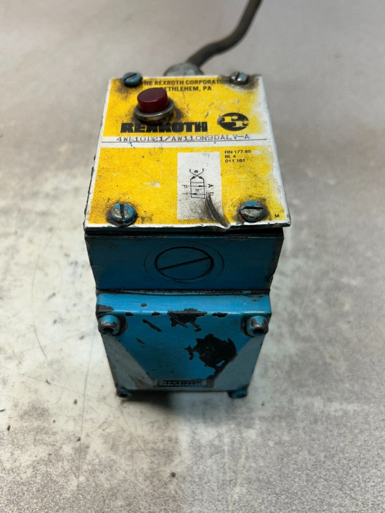 USED REXROTH ALV DIRECTIONAL CONTROL VALVE 4WE1OD21/AW11ON9DALV-A