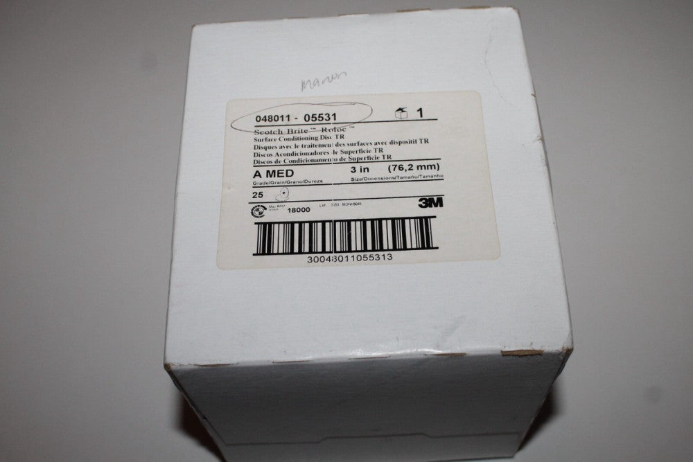 3M SCOTCH-BRITE ROLOC DISCS 60 GRIT, 361F, (50 DISC)
