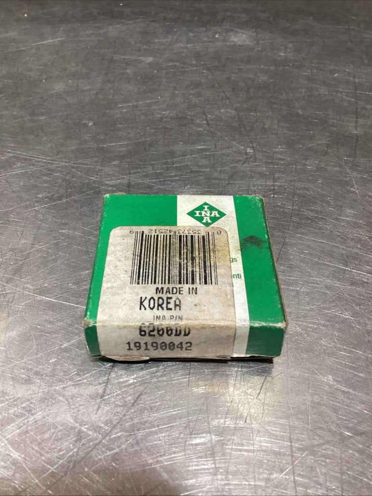 INA 6200DD 19190042, Single Row Deep Groove Ball Bearing, NOS