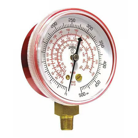 Winters Pfg1732 High Side Pressure Gauge,2-1/2" Dia.