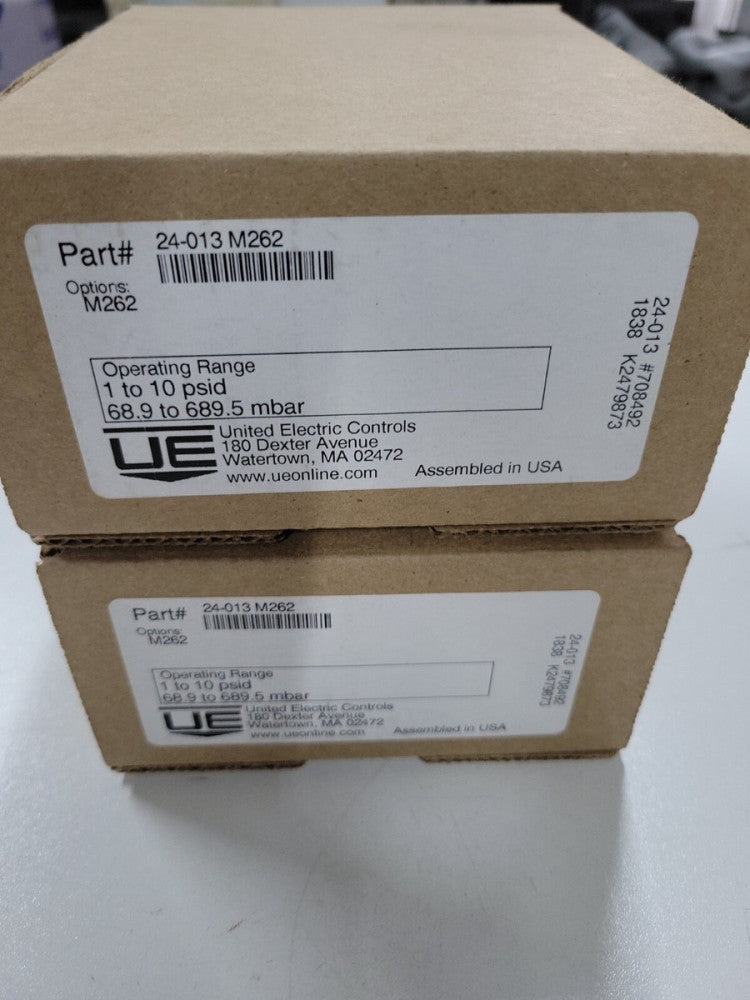 1- UNITED ELECTRIC 24-013-M262 / 24013M262 150PSI, 1 to 10 psdi NEW OLD STOCK