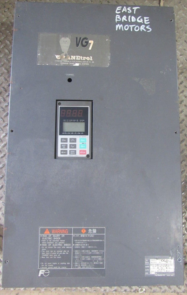 FUJI CRANETROL VG-7 FRN45VG7S-4 45kW 60HP 91A 460V INVERTER NICE USED TAKEOUT !!