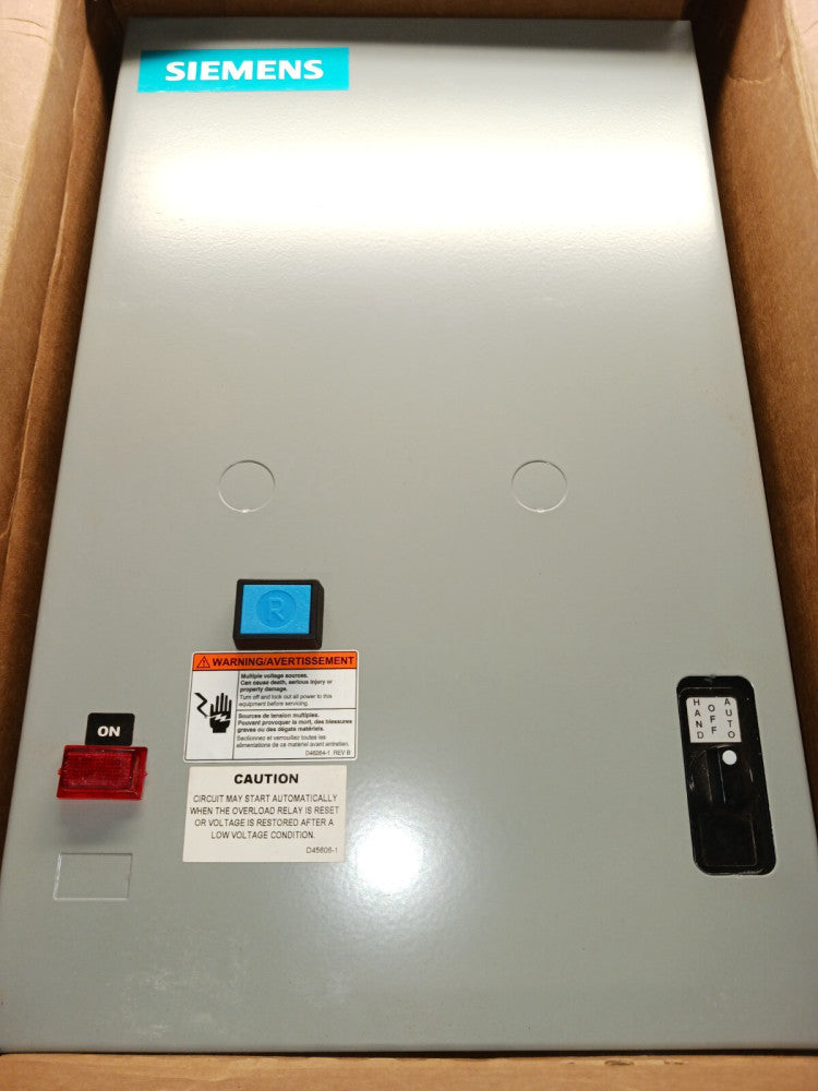 NEW SIEMENS SIZE 0 ENCLOSED MOTOR STARTER COIL 24 VAC 14CU+32* 14CUC32BJ