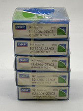 SKF E2.6206-2Z/C3 Deep Groove Ball Bearing, 30mm Bore 16mm Width Lot of 5