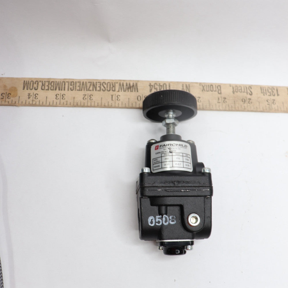 Fairchild Industrial Prod Midget Regulator Low Flow 0-10 psig 3/8" NPT