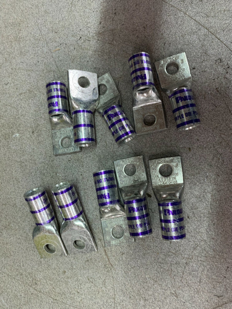 BOX OF 10 NEW IN BOX PANDUIT LUG LCA4/0-38-X