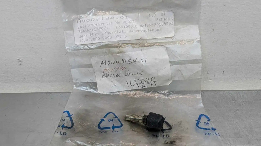 Schmidt M6 R0033 Bleeder Valve M0009184.01