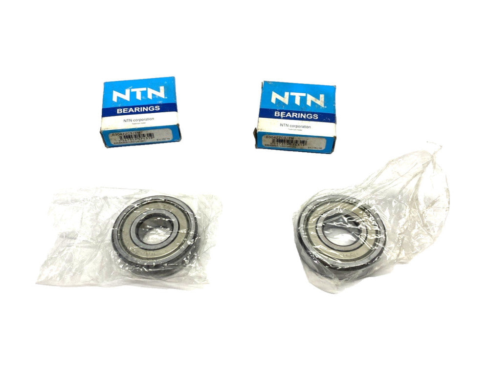 NTN 6304ZZC3 Radial Ball Bearing 20mm I.D. 52mm O.D. 15mm Wide LOT OF 2