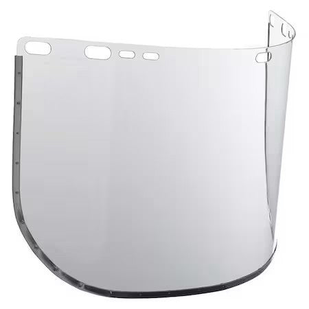 Jackson Safety 29054 Face Shield Visor, Clear Visor, Acetate, Uncoated Lens,