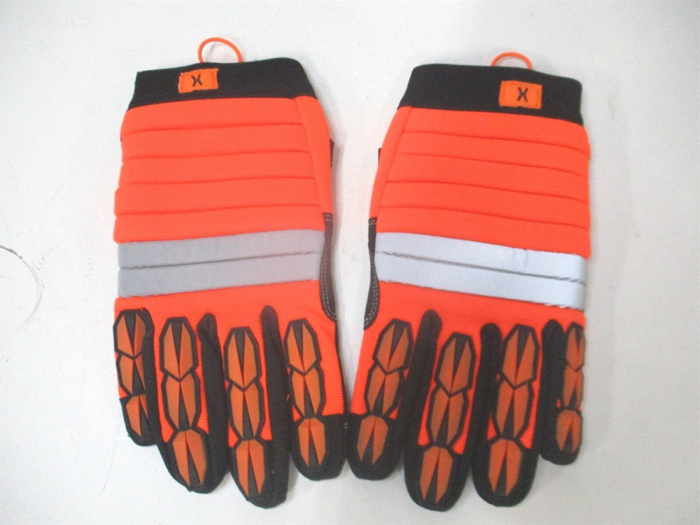 PIP (1JM400X) Boss Miners Mechanic Size XL Orange Synthetic Leather Work Gloves
