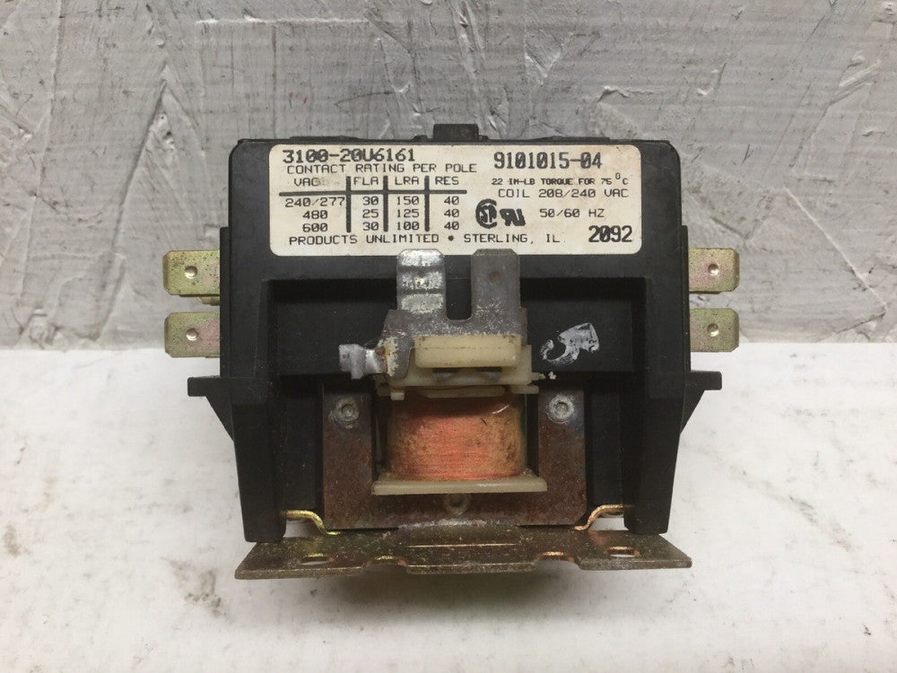 Products Unlimited 3100-20U6161 2 Pole Contactor