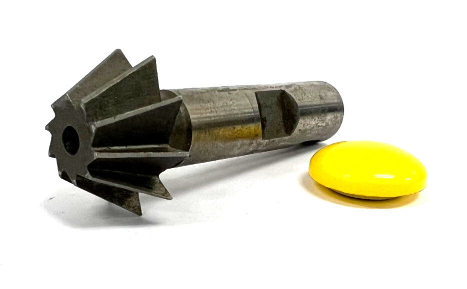 ANGLE CUTTER  1" X 1/2-60 CUT DIA 1" WIDTH 1/2" 60 ANGLE  OAL 2-1/2"