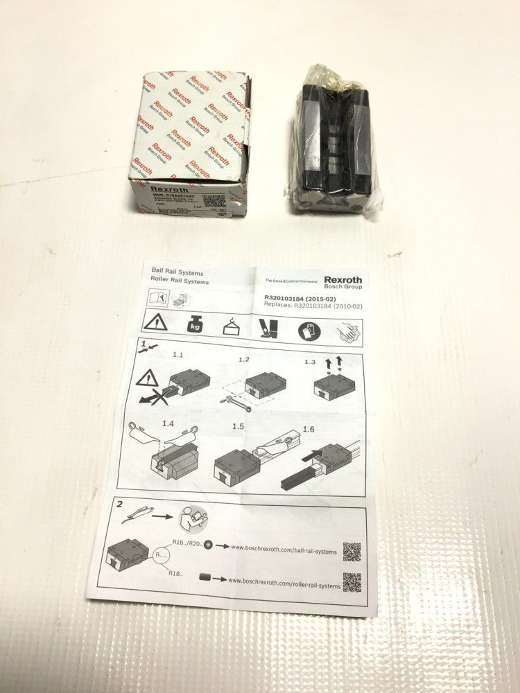 Rexroth Bosch R162281420 KWD-020-SNS-C1-N-1 Ball Runner Block Carbon Steel