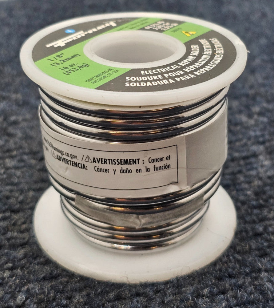 Forney 38070: Solder Electrical Repair Rosin Core 1/8" 16oz