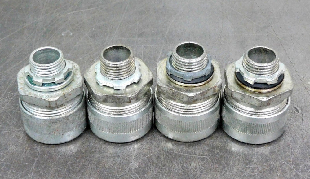 Eaton Crouse Hinds - CGB196 Cable Gland Fitting 1/2 in. NPT Lot of Four (4)