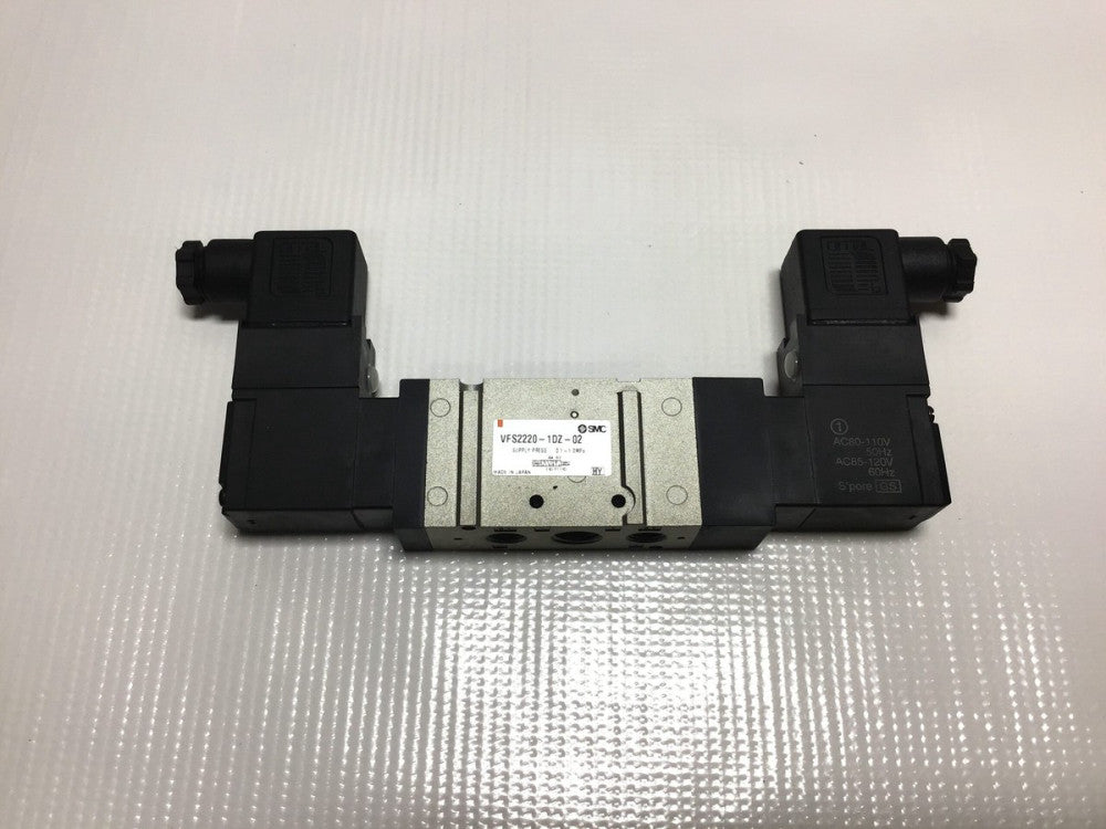SMC VFS2220-1DZ-02 Solenoid Valve Supply Press 0.1-1.0MPa 50/60Hz 110/120V