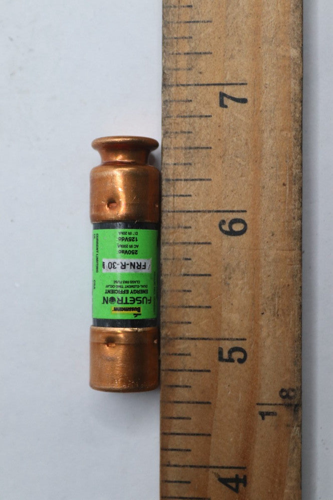 Eaton Bussmann Fusetron Time Delay Fuse 30A 250VAC FRN-R-30