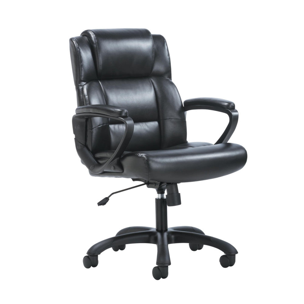 Sadie Executive Chair, Leather Ergonomic Office Chair with Adjustable Arms an...