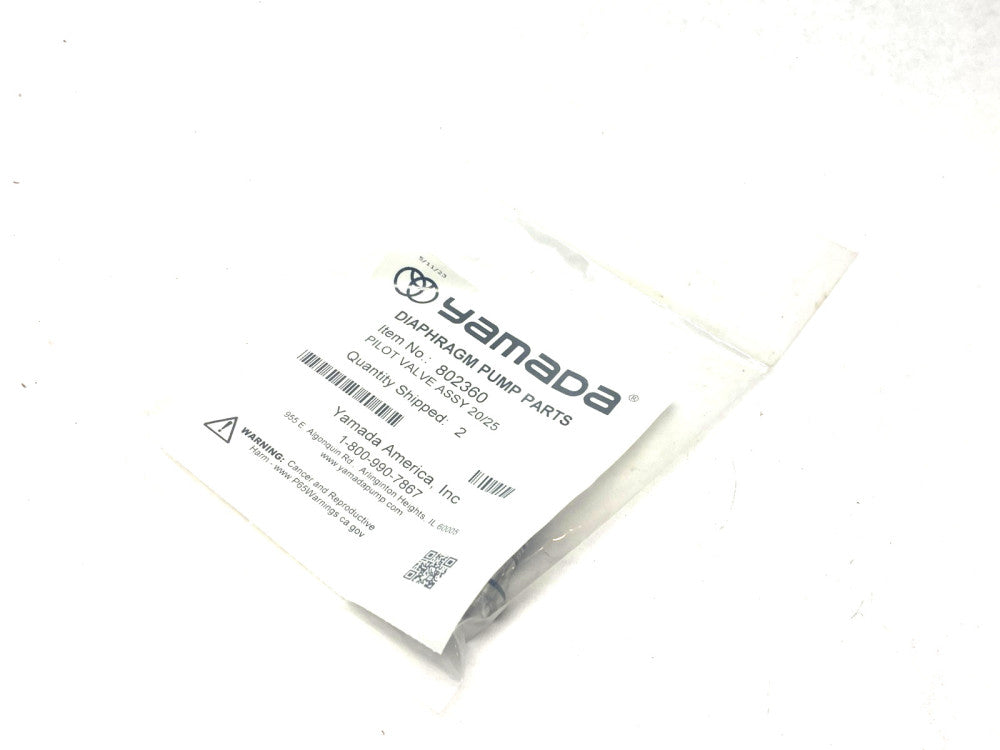 Yamada 802360 Pilot Valve Assembly 20/25 PKG OF 2