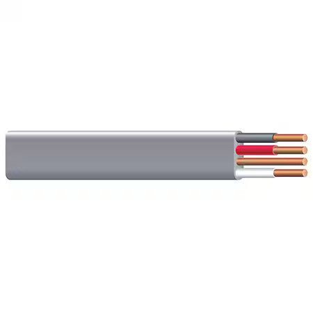 Southwire 13057555 Non-Metallic Underground Feeder Cable, Uf-B, 14 Awg, 3C With