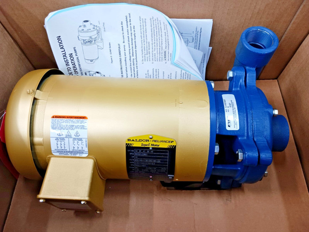 NEW F&J 1-1/2 HP END-SUCTION CENTRIFUGAL PUMP 1-1/4" X 1-1/2" PORT CJ103153T