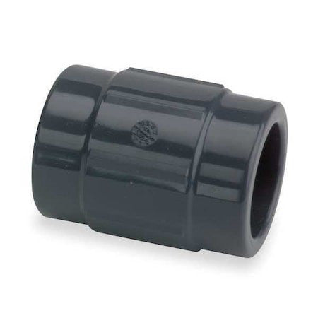 Zoro Select 9829-291 Cpvc Reducing Coupling, Schedule 80, 2-1/2" X 1-1/2" Pipe