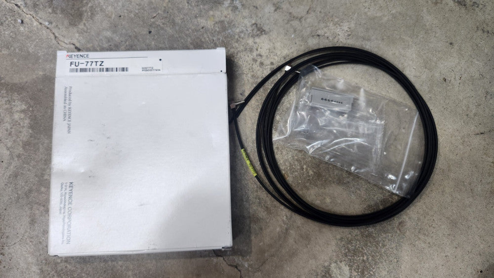 Keyence FU-77TZ Fiber Unit Thrubeam With Hardware