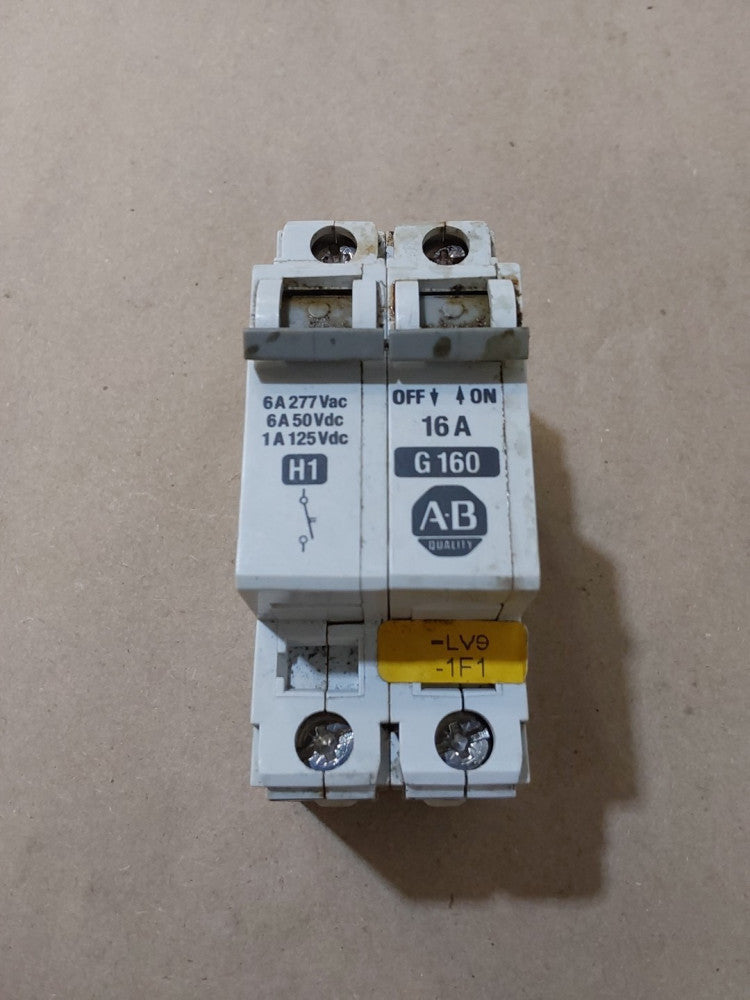 Allen Bradley  2 pole 16 Amp Circuit Breaker 1492-ACB 1492-CB1 G160 H1