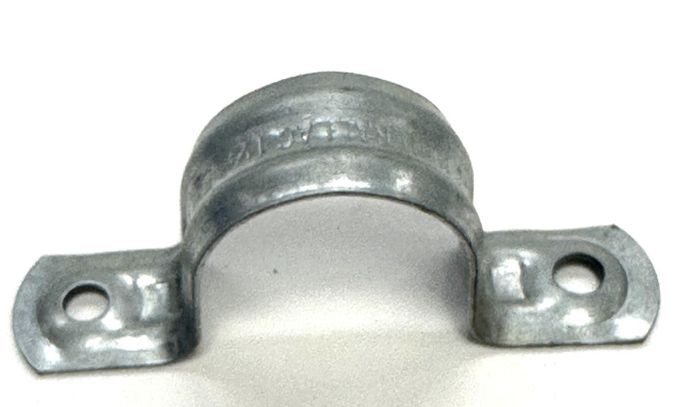 (LOT OF 44) MINERALLAC 1-1/4" EMT CONDUIT PIPE STRAP CLAMPS