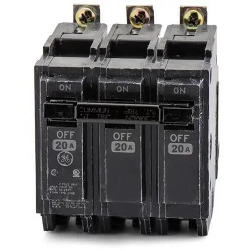 THQB32020 GE 3 Pole 20A Circuit Breaker NEW INVENTORY