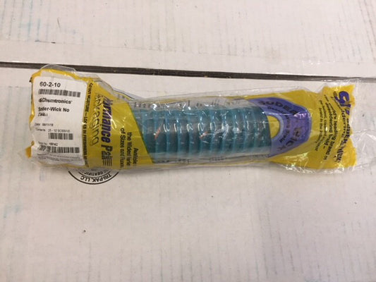 (Pack of 25) Chemtronics Soder-Wick 60-2-10, No-Clean SD .060" ESD 10' Spool NEW