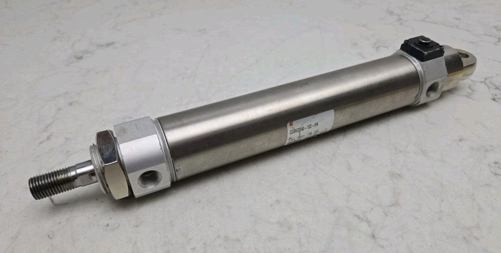 Smc CDBM2C40-152-HN Pneumatic Air Cylinder 40mm Bore 152mm Stroke 145 Psi Max