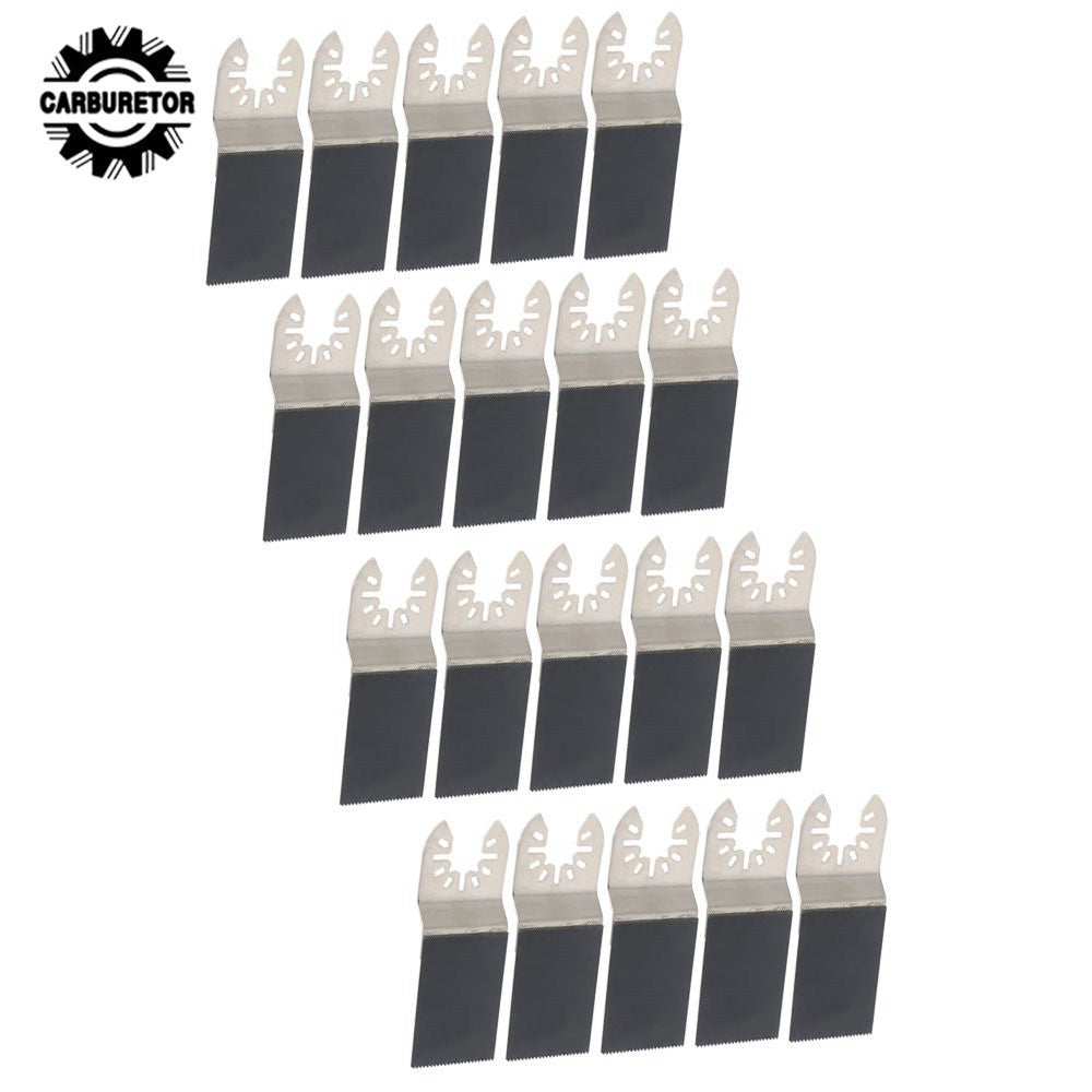 New 35mm - 89mm Metal Black Quick Release Oscillating Saw Blades 20Pack