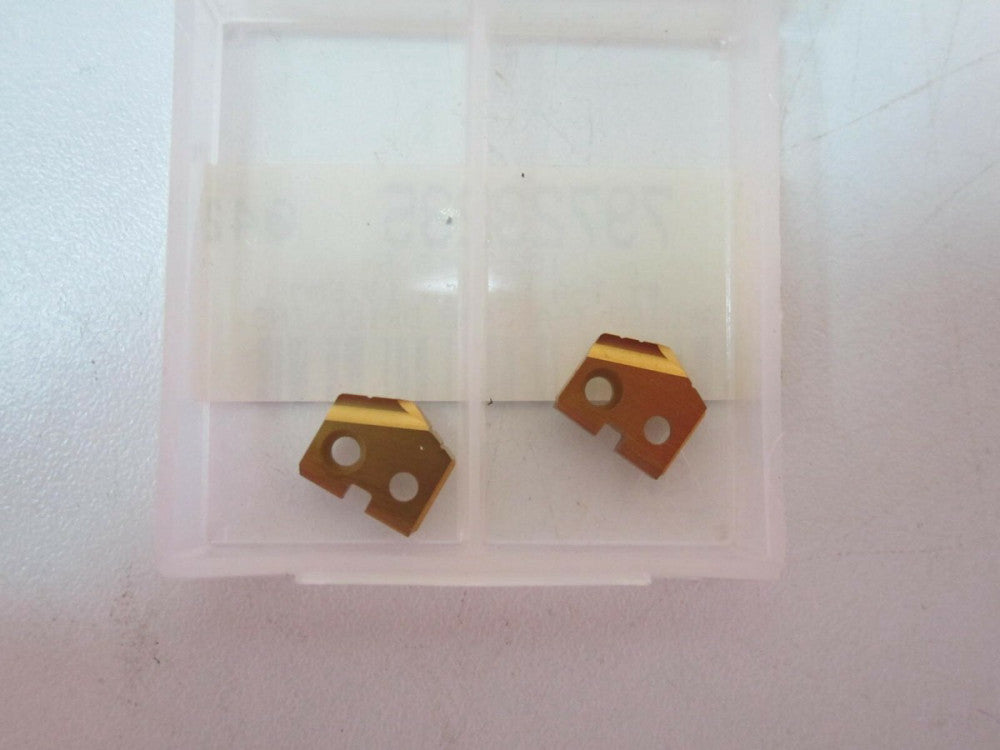 Amec T-A 1C2YT-10.5 TiN Carbide Spade Drill Inserts Lot of 2 