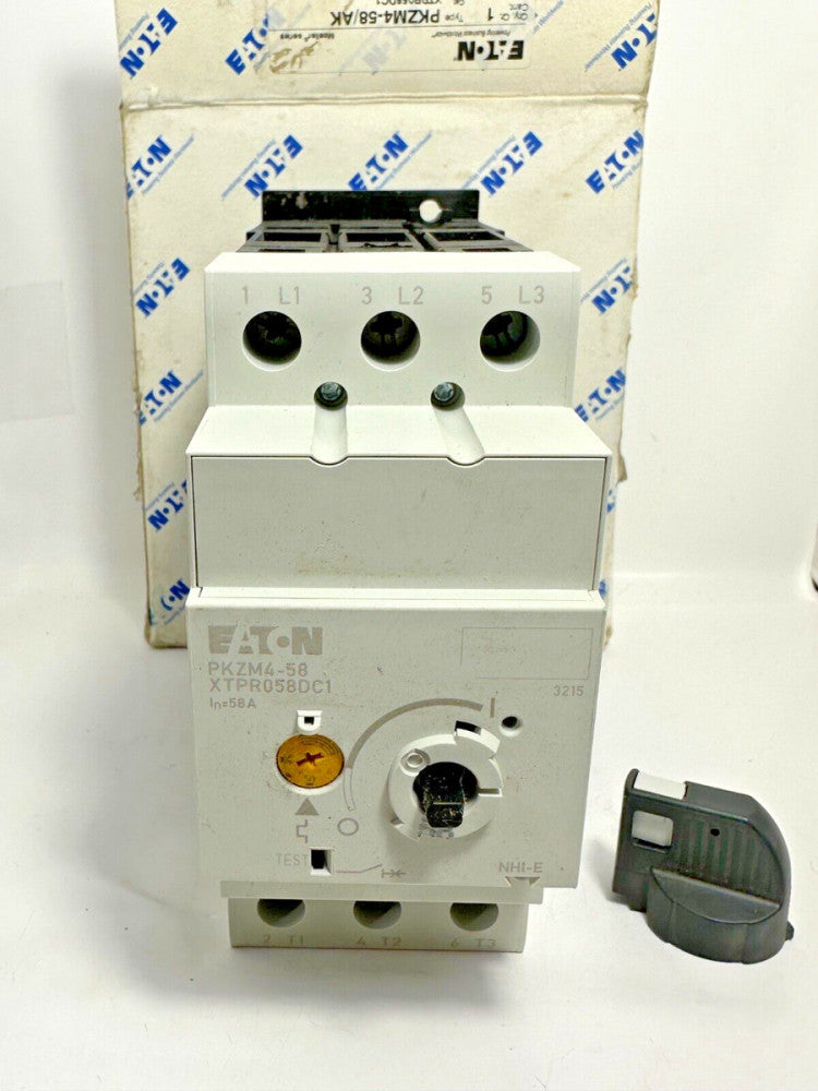 Eaton PKZM4-58/AK Motor-Protective Circuit Breaker XTPR058DC1 3P 58 Amp