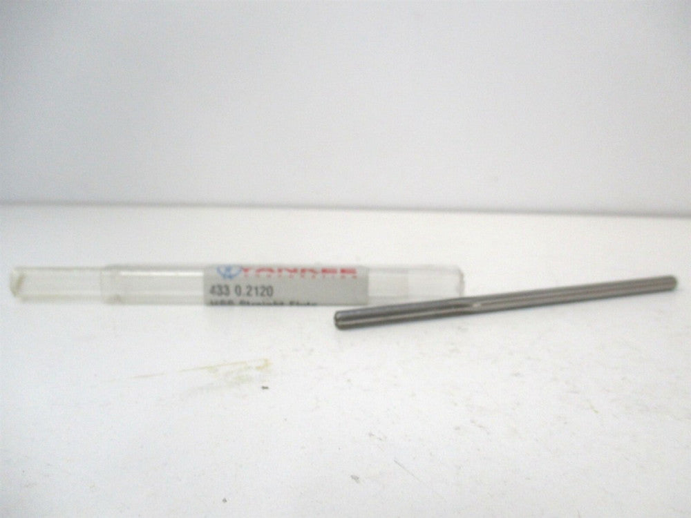 Yankee (433-0.2120) 13/64" x 13/64" x 5" OAL HSS RH Straight Chucking Reamer 