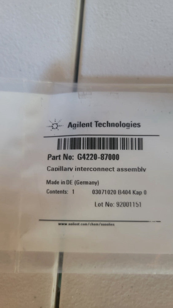 Brand New Agilent pn5500-1217 Capillary ST 0.17x900 1200bar