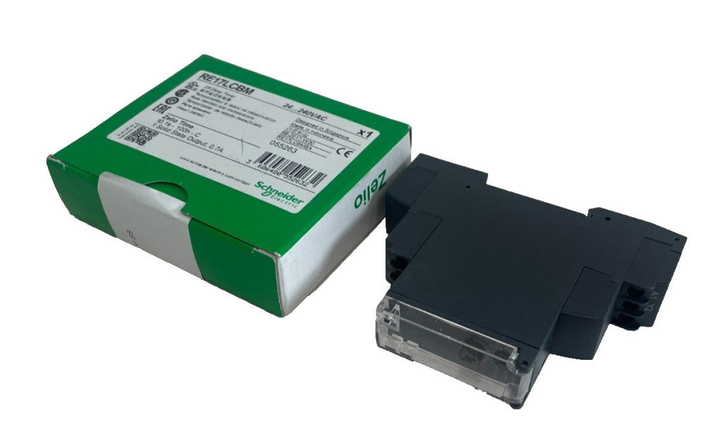 NEW SCHNEIDER ELECTRIC RE17LCBM OFF-DELAY TIMER 24..240VAC